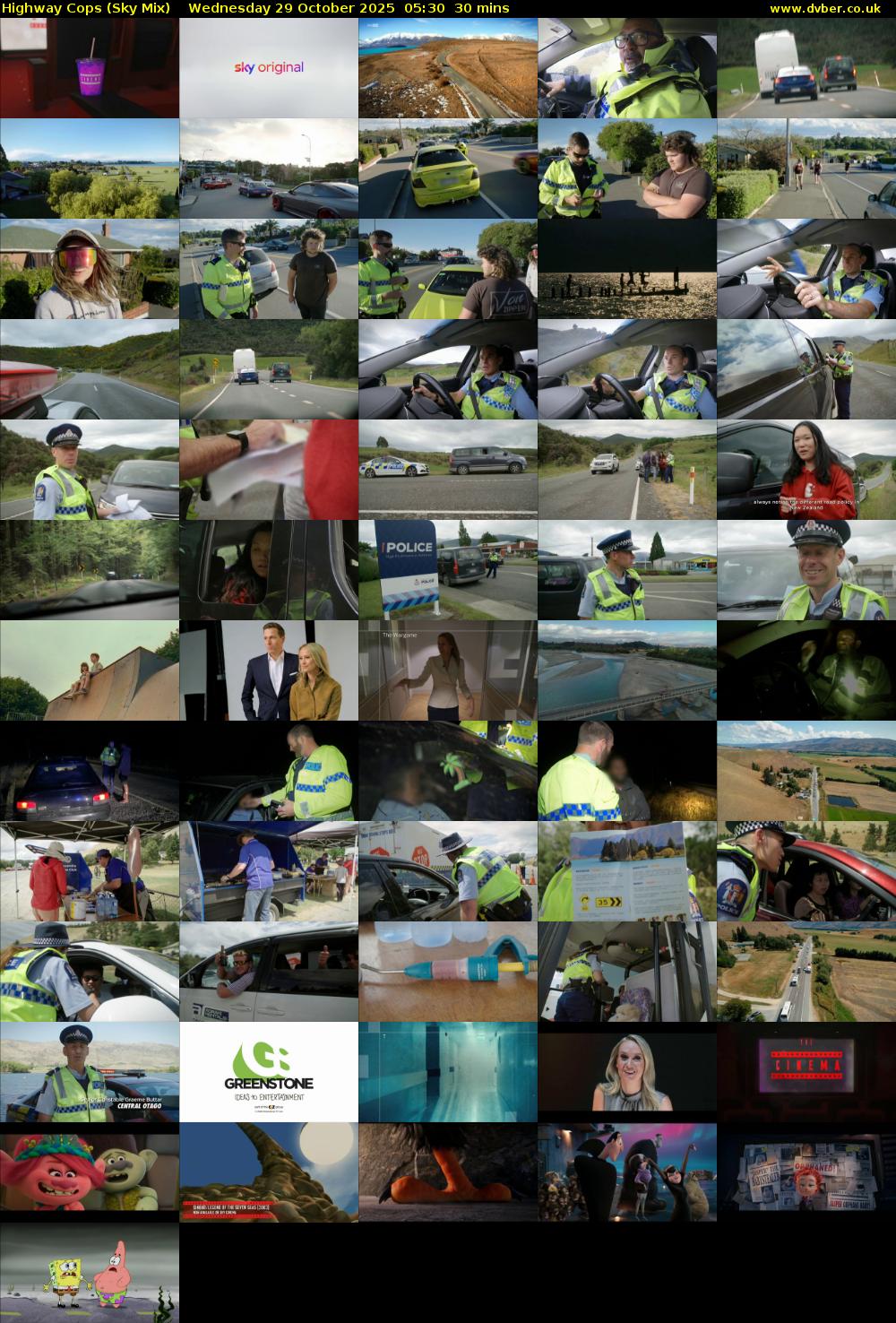 Highway Cops (Sky Mix) Wednesday 29 October 2025 05:30 - 06:00