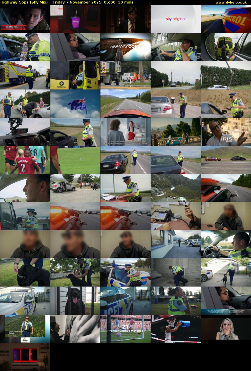 Highway Cops (Sky Mix) Friday 7 November 2025 05:00 - 05:30