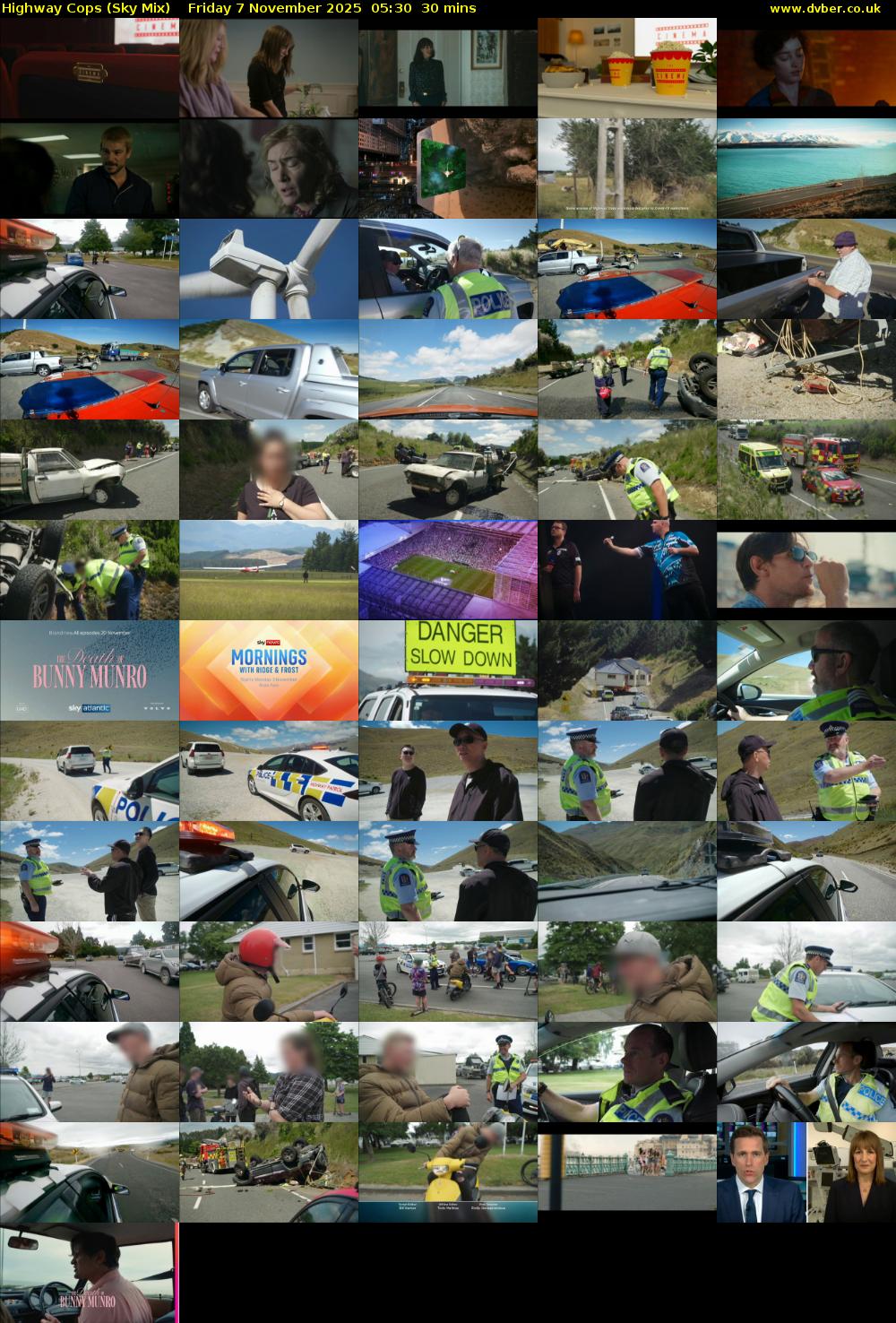 Highway Cops (Sky Mix) Friday 7 November 2025 05:30 - 06:00