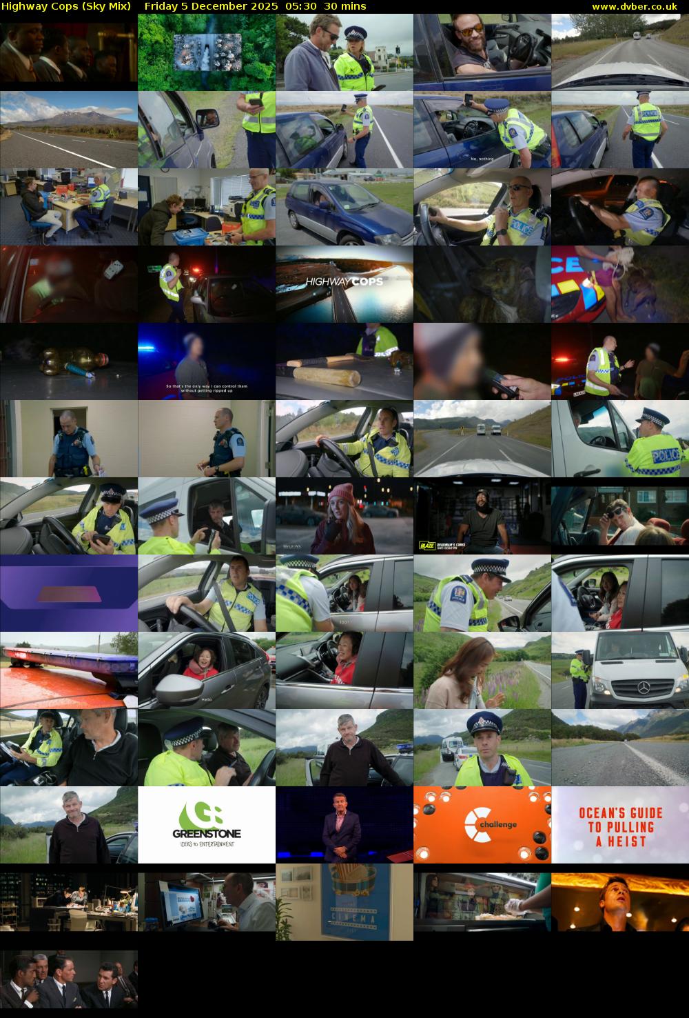 Highway Cops (Sky Mix) Friday 5 December 2025 05:30 - 06:00