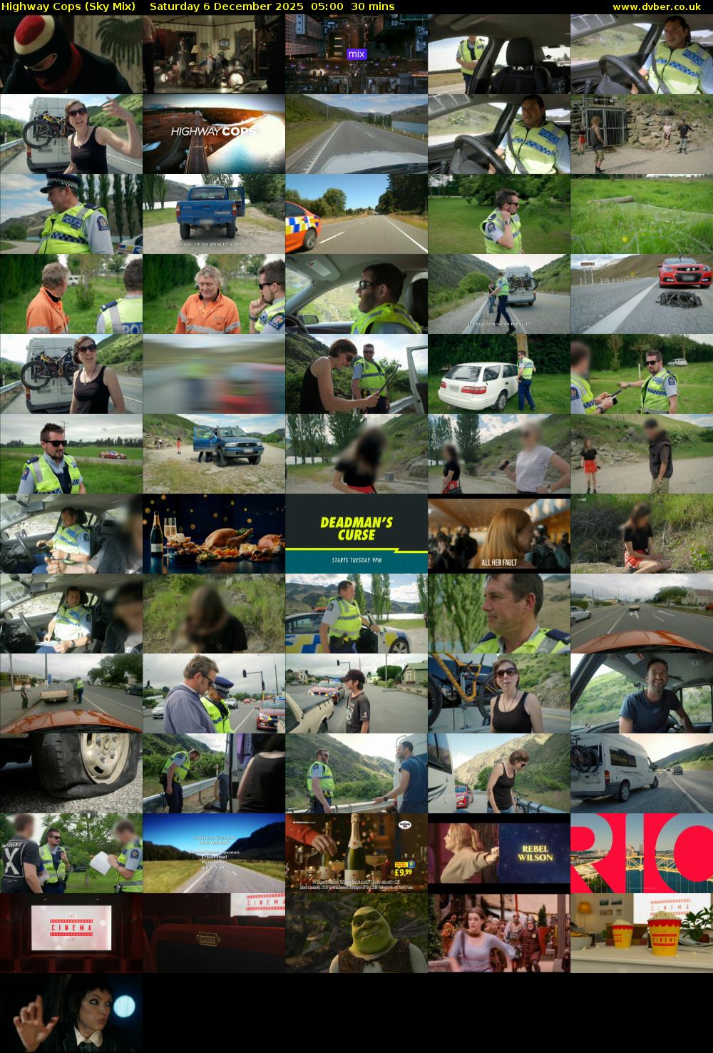 Highway Cops (Sky Mix) Saturday 6 December 2025 05:00 - 05:30