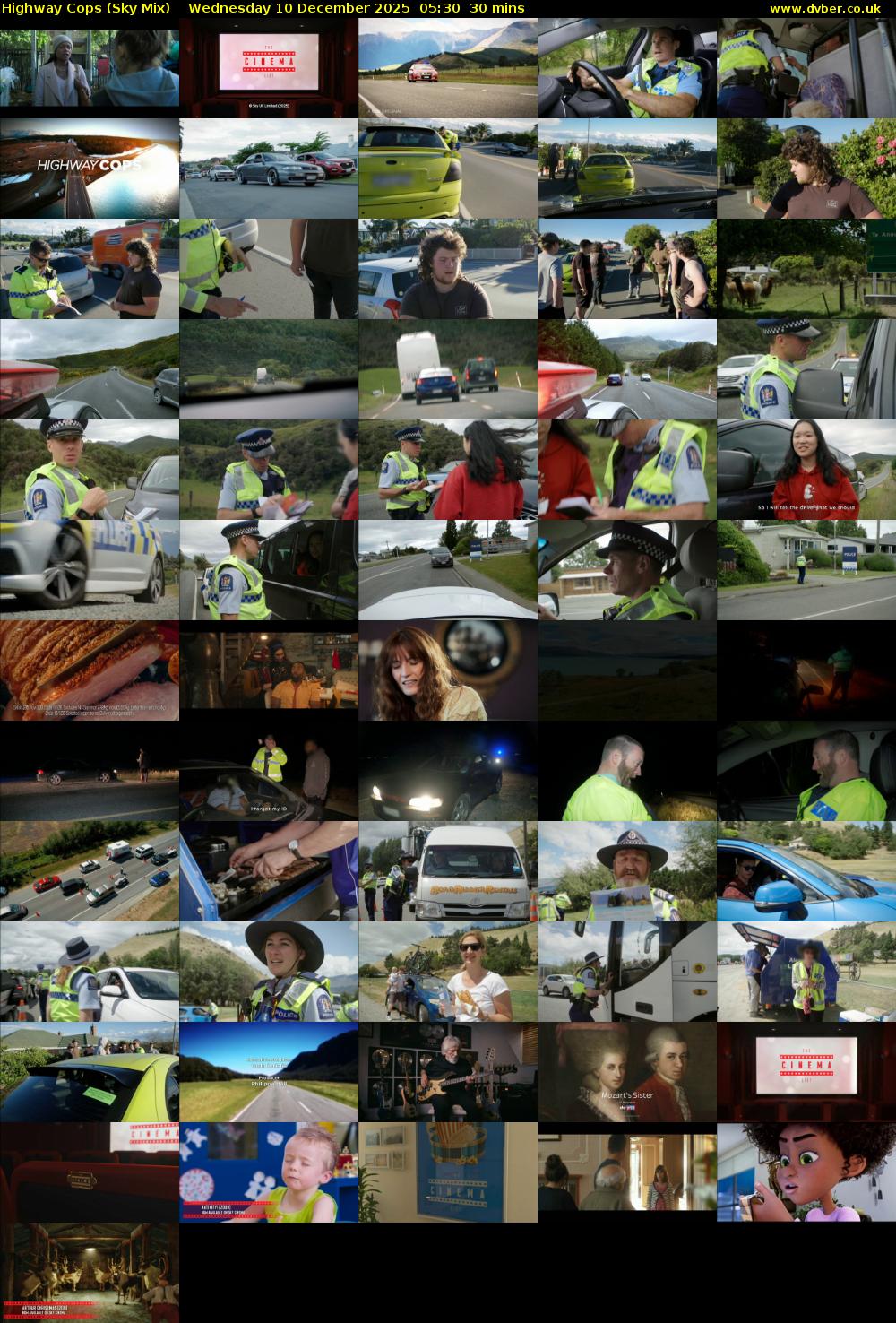 Highway Cops (Sky Mix) Wednesday 10 December 2025 05:30 - 06:00