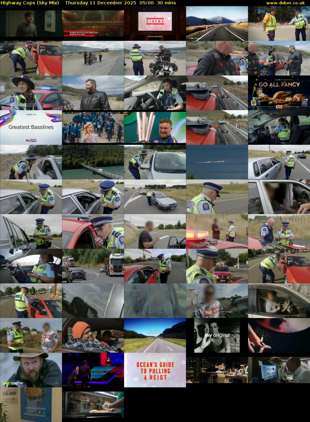 Highway Cops (Sky Mix) Thursday 11 December 2025 05:00 - 05:30
