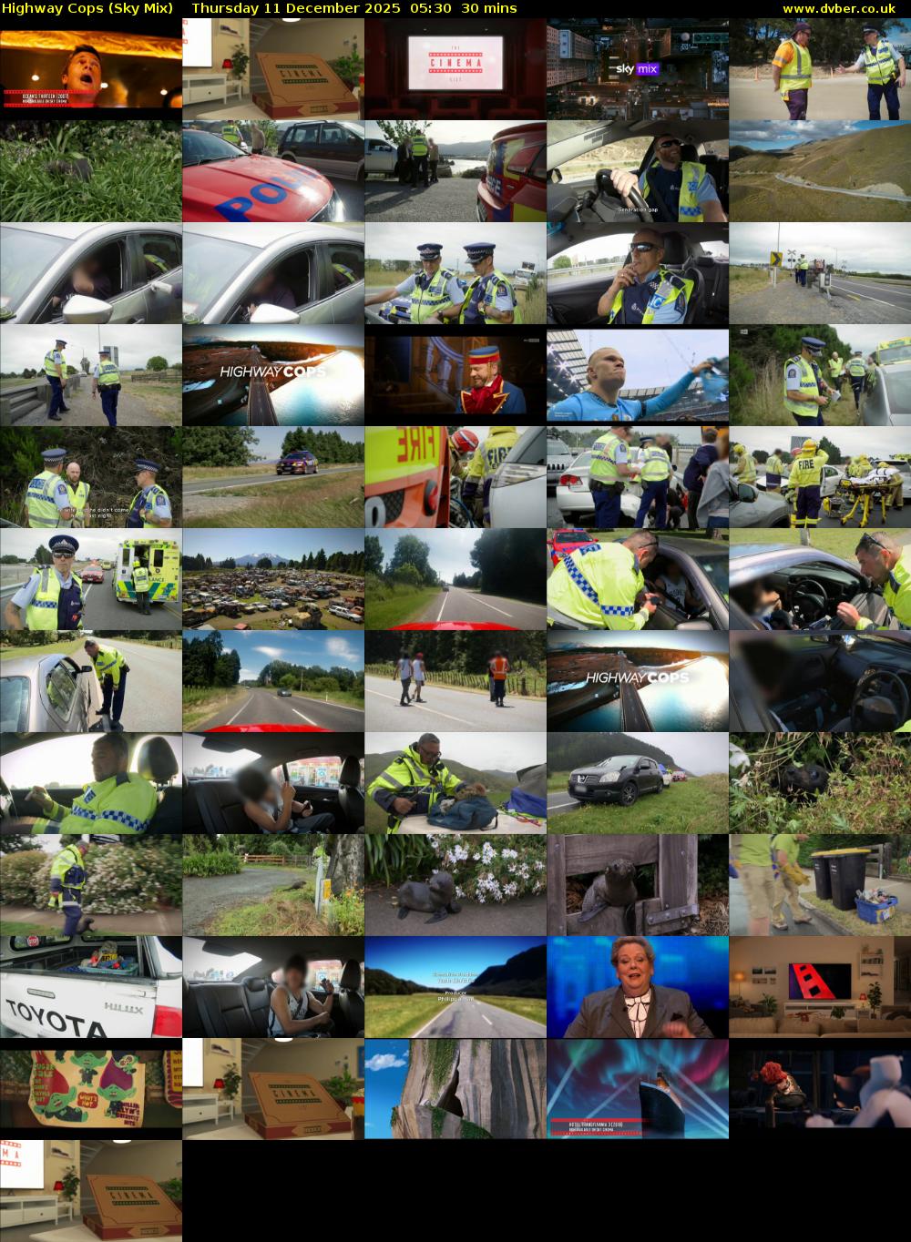 Highway Cops (Sky Mix) Thursday 11 December 2025 05:30 - 06:00