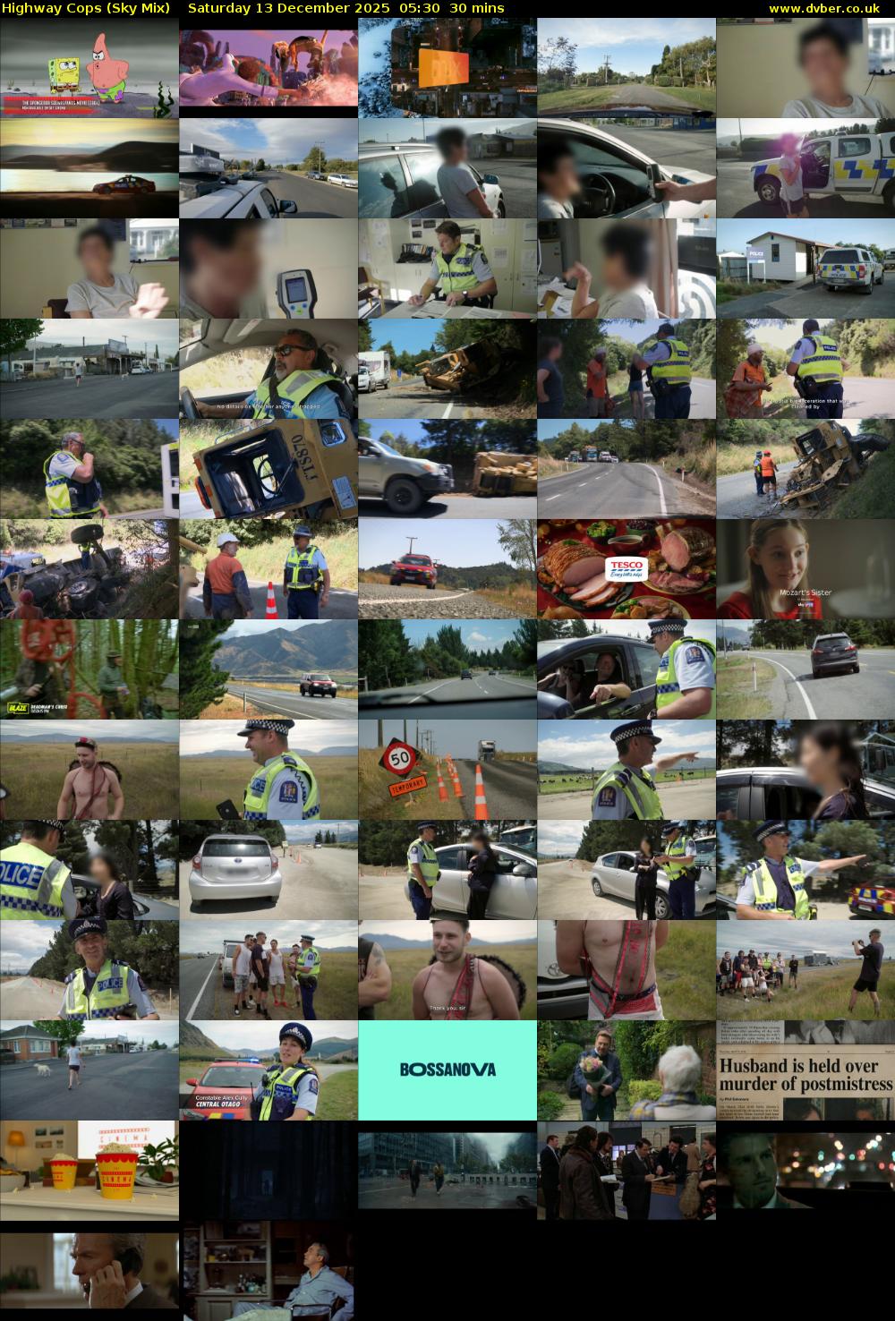 Highway Cops (Sky Mix) Saturday 13 December 2025 05:30 - 06:00