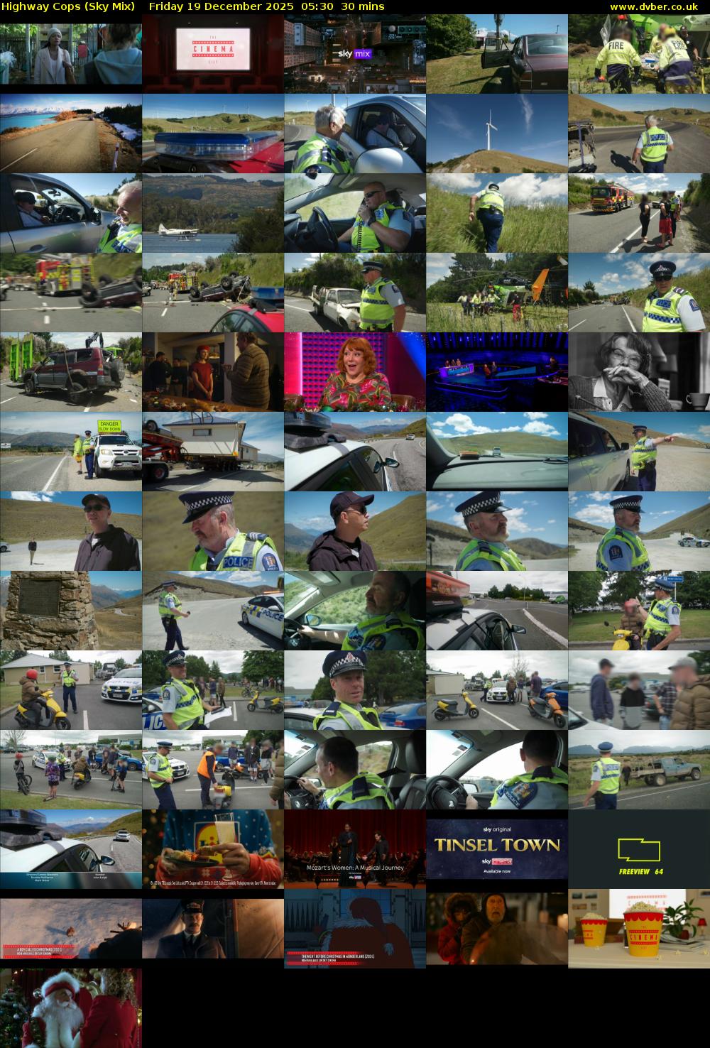Highway Cops (Sky Mix) Friday 19 December 2025 05:30 - 06:00