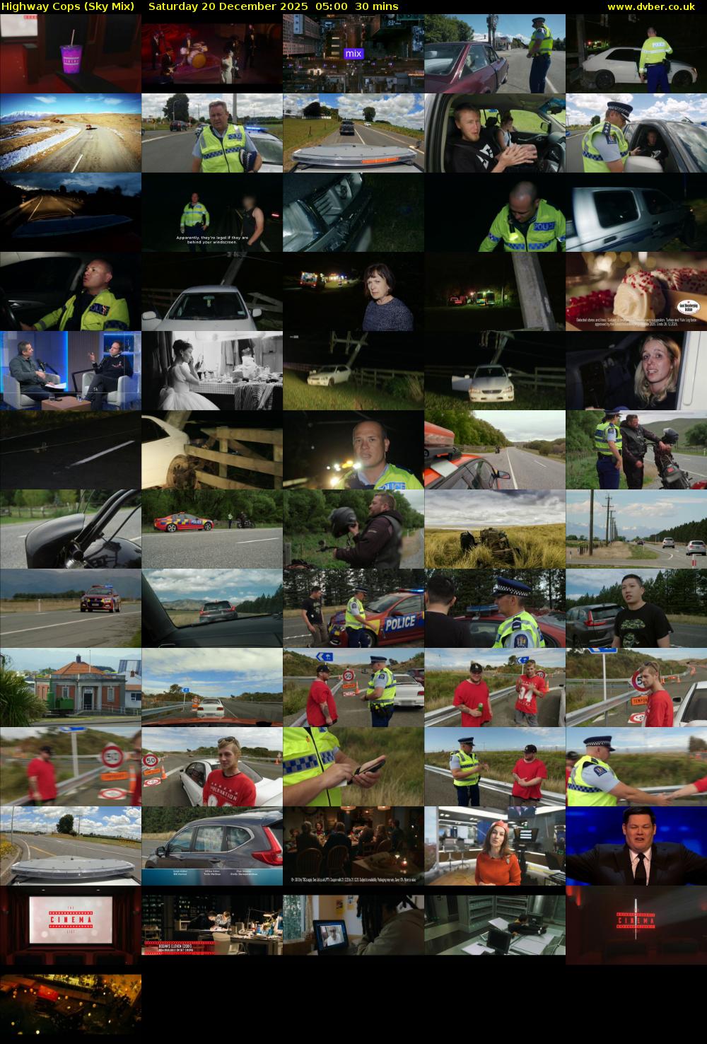 Highway Cops (Sky Mix) Saturday 20 December 2025 05:00 - 05:30
