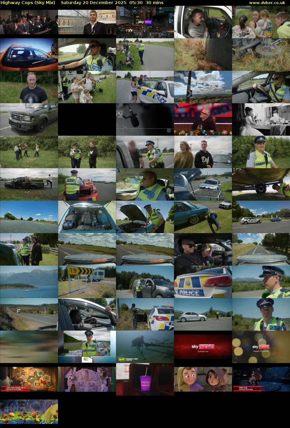 Highway Cops (Sky Mix) Saturday 20 December 2025 05:30 - 06:00