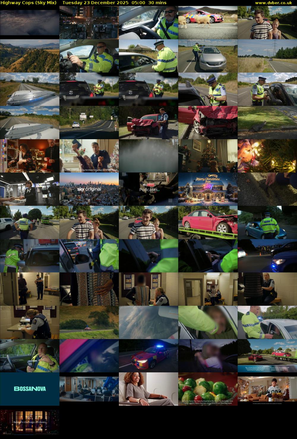 Highway Cops (Sky Mix) Tuesday 23 December 2025 05:00 - 05:30