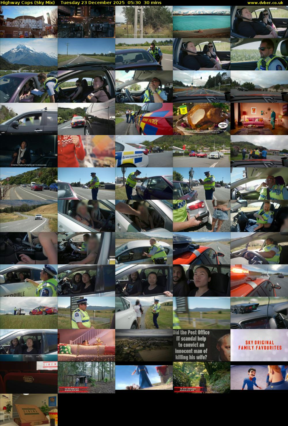 Highway Cops (Sky Mix) Tuesday 23 December 2025 05:30 - 06:00