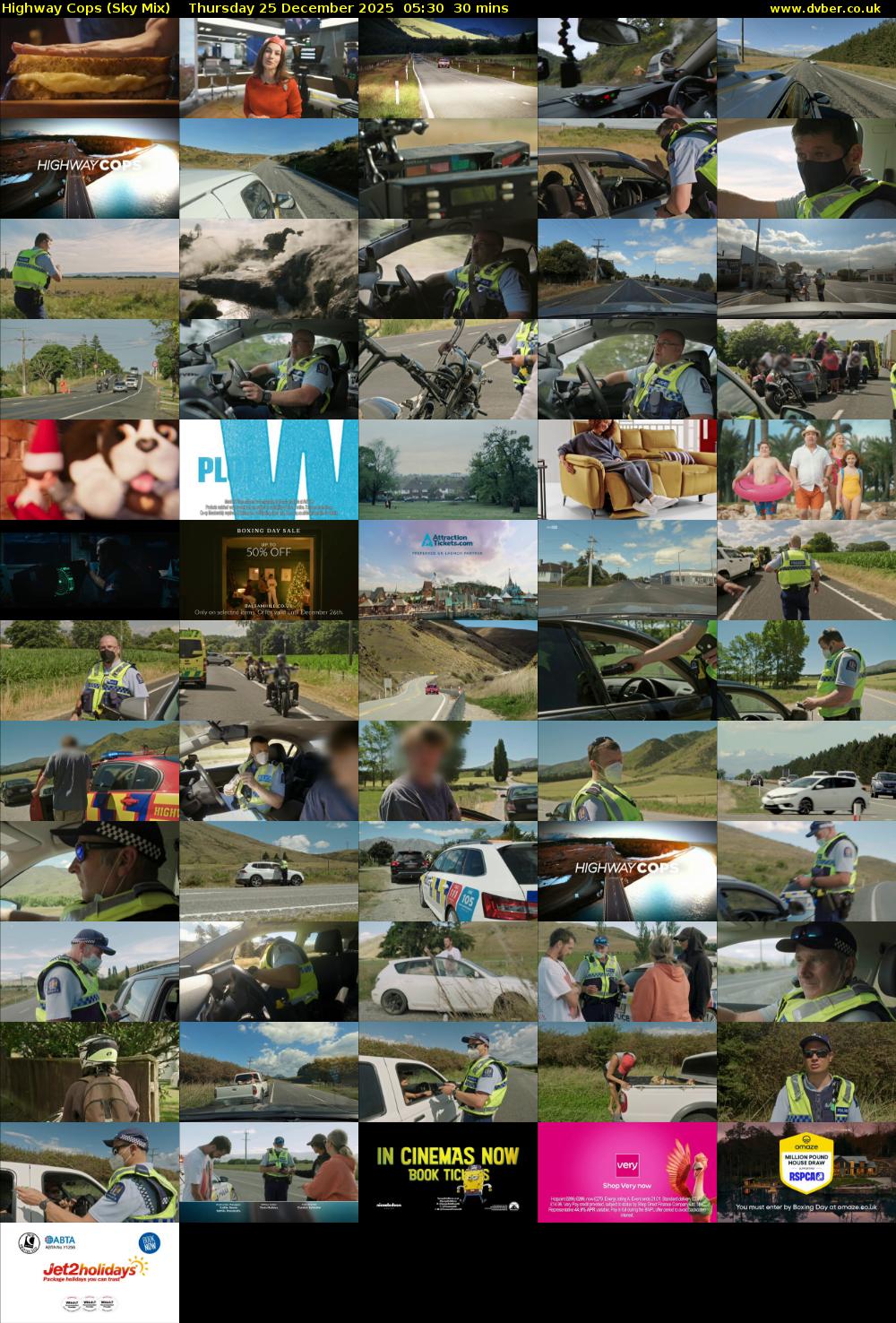 Highway Cops (Sky Mix) Thursday 25 December 2025 05:30 - 06:00