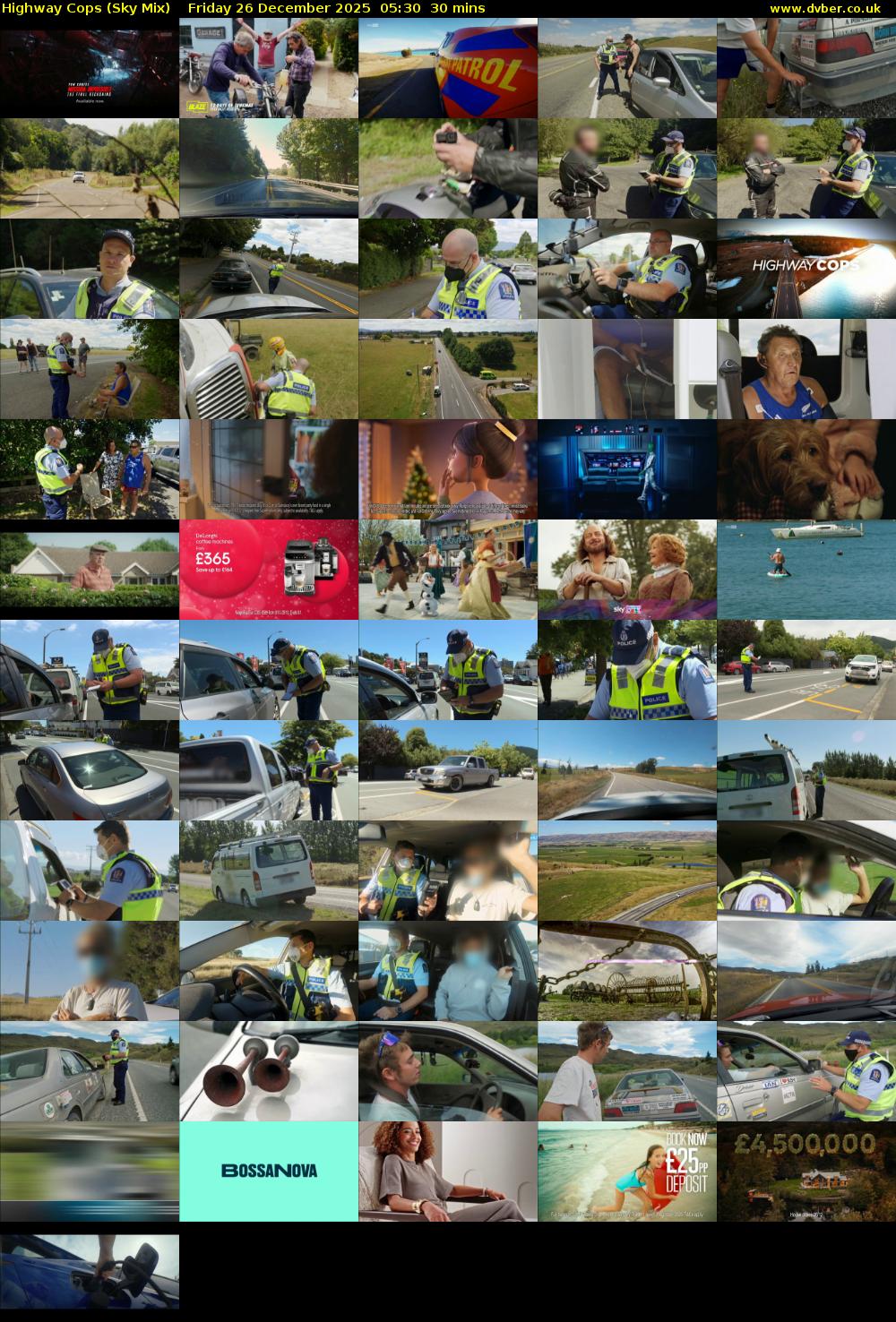Highway Cops (Sky Mix) Friday 26 December 2025 05:30 - 06:00