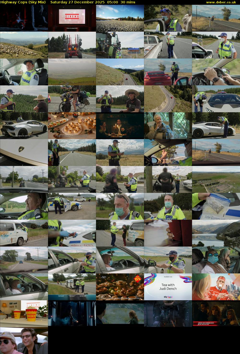 Highway Cops (Sky Mix) Saturday 27 December 2025 05:00 - 05:30