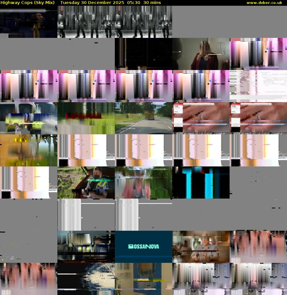 Highway Cops (Sky Mix) Tuesday 30 December 2025 05:30 - 06:00