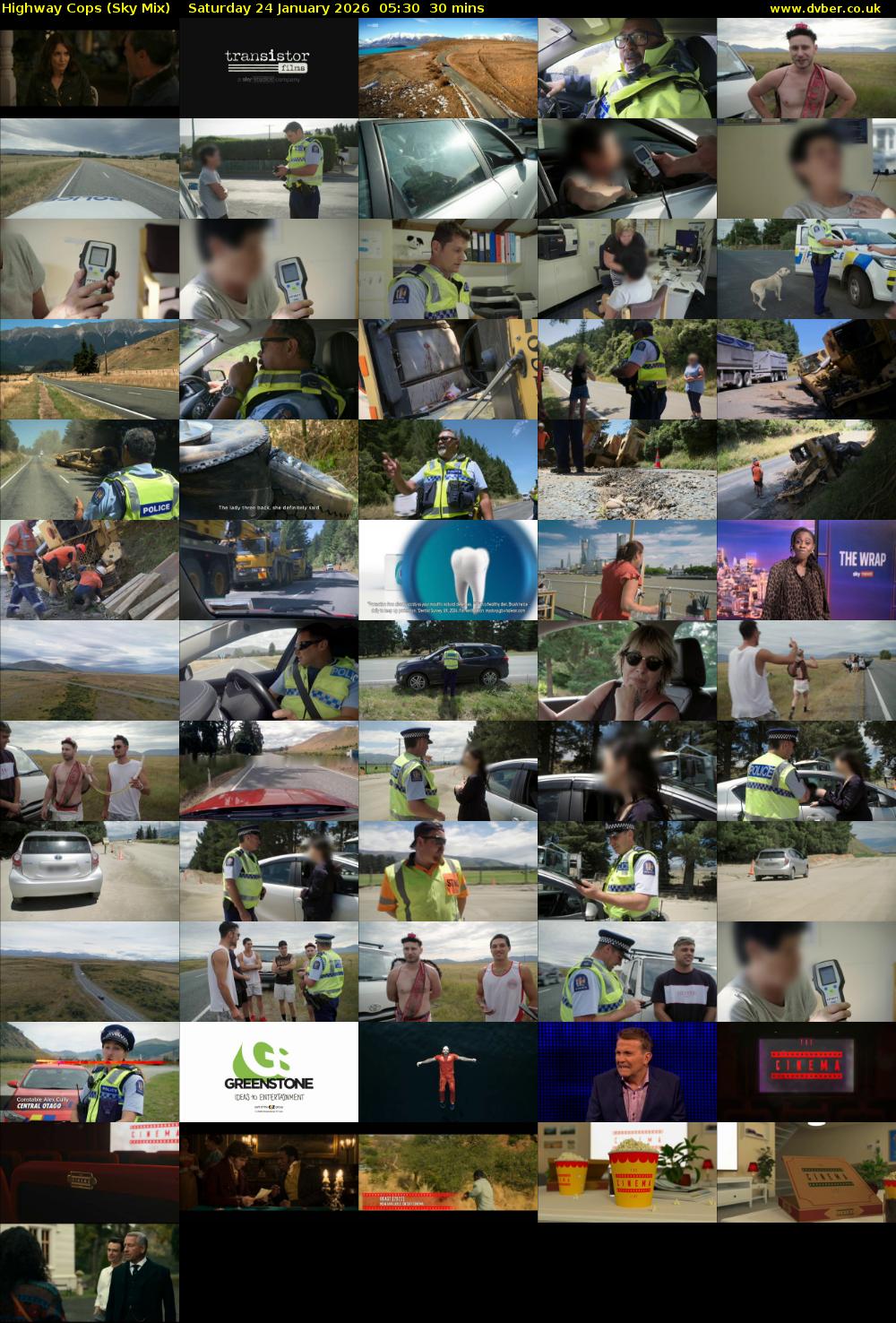 Highway Cops (Sky Mix) Saturday 24 January 2026 05:30 - 06:00