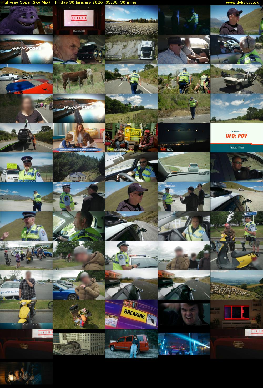Highway Cops (Sky Mix) Friday 30 January 2026 05:30 - 06:00