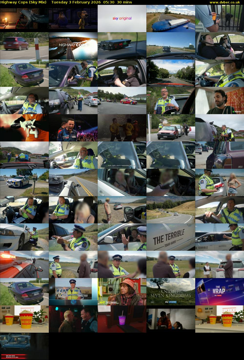 Highway Cops (Sky Mix) Tuesday 3 February 2026 05:30 - 06:00