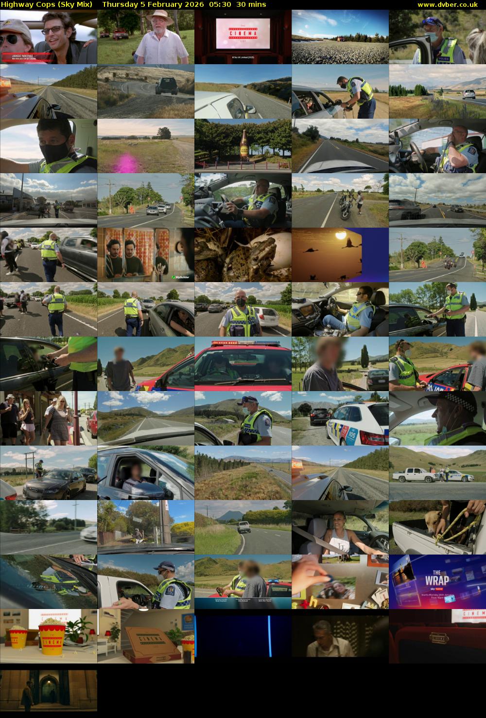 Highway Cops (Sky Mix) Thursday 5 February 2026 05:30 - 06:00