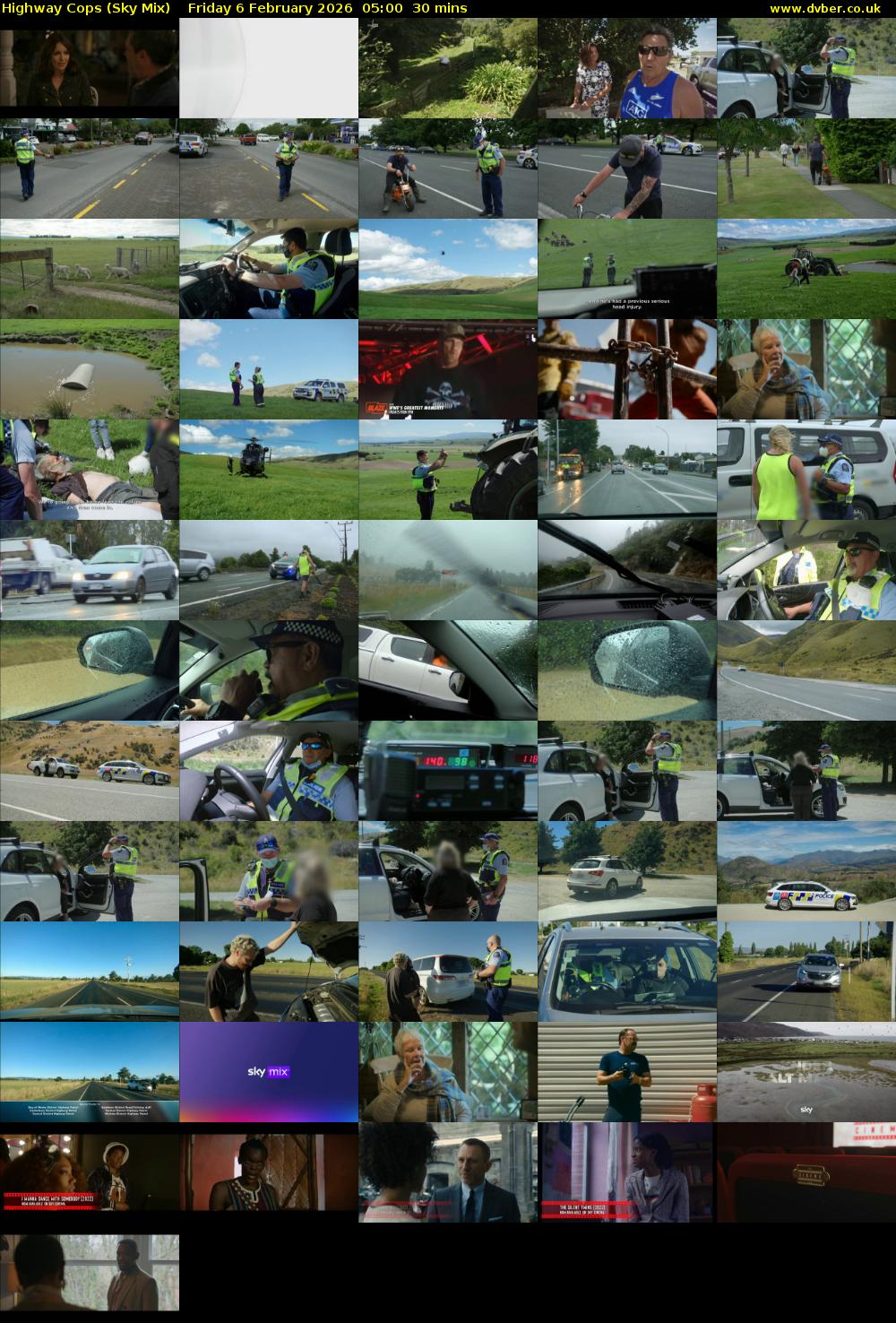 Highway Cops (Sky Mix) Friday 6 February 2026 05:00 - 05:30