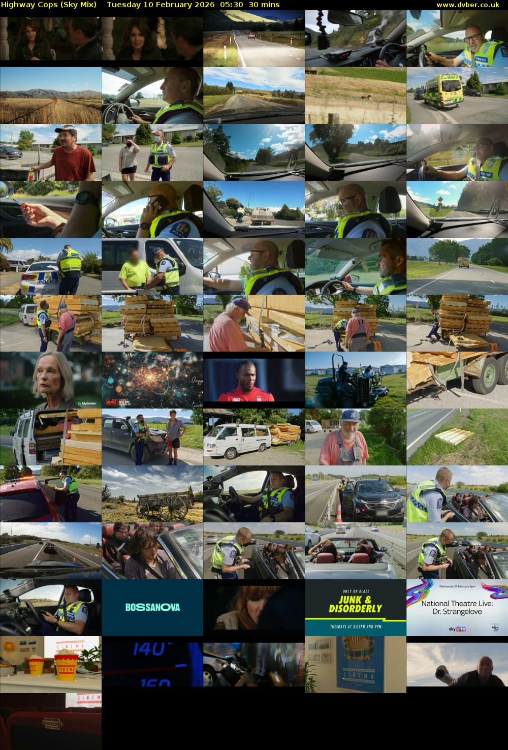 Highway Cops (Sky Mix) Tuesday 10 February 2026 05:30 - 06:00