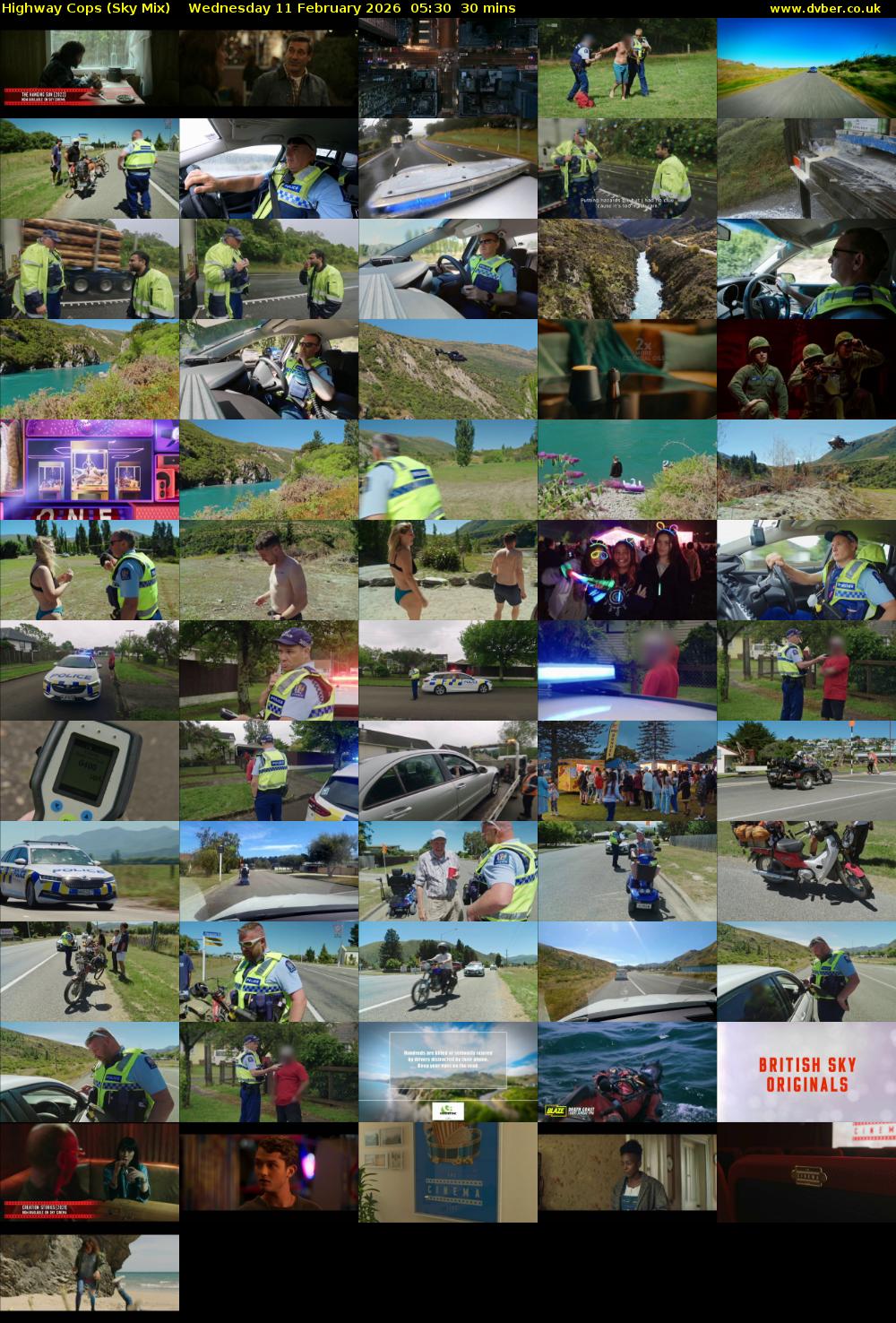 Highway Cops (Sky Mix) Wednesday 11 February 2026 05:30 - 06:00