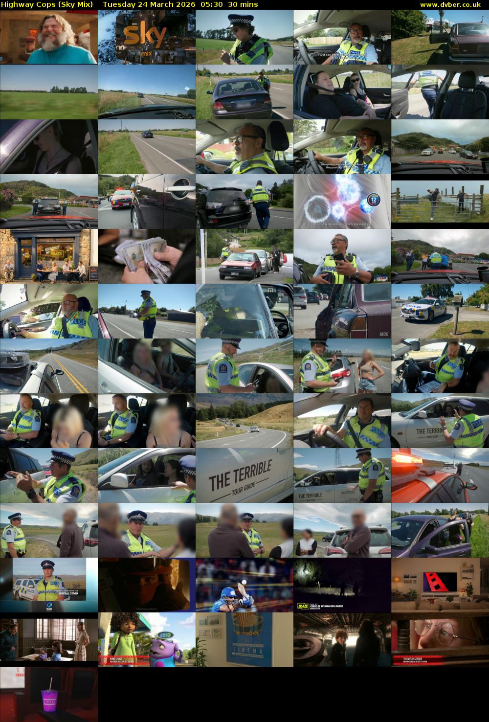 Highway Cops (Sky Mix) Tuesday 24 March 2026 05:30 - 06:00