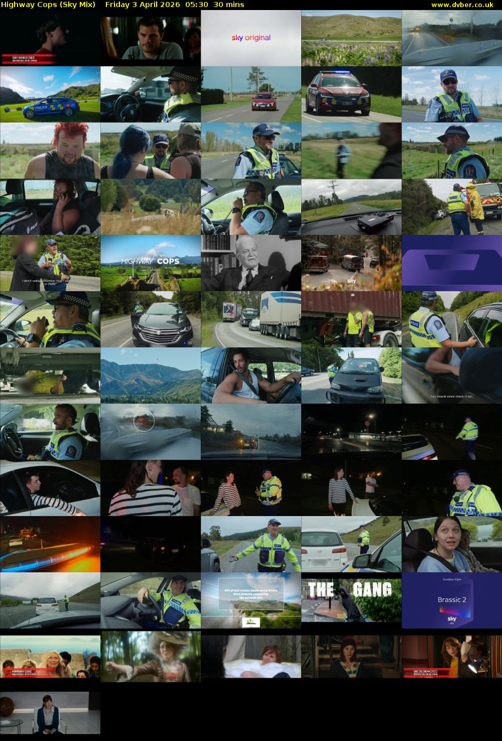 Highway Cops (Sky Mix) Friday 3 April 2026 05:30 - 06:00