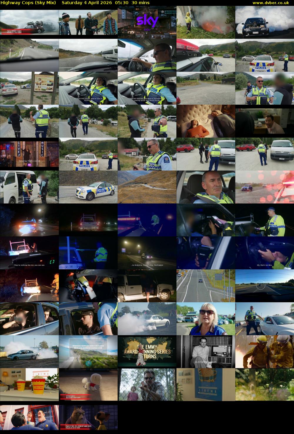 Highway Cops (Sky Mix) Saturday 4 April 2026 05:30 - 06:00