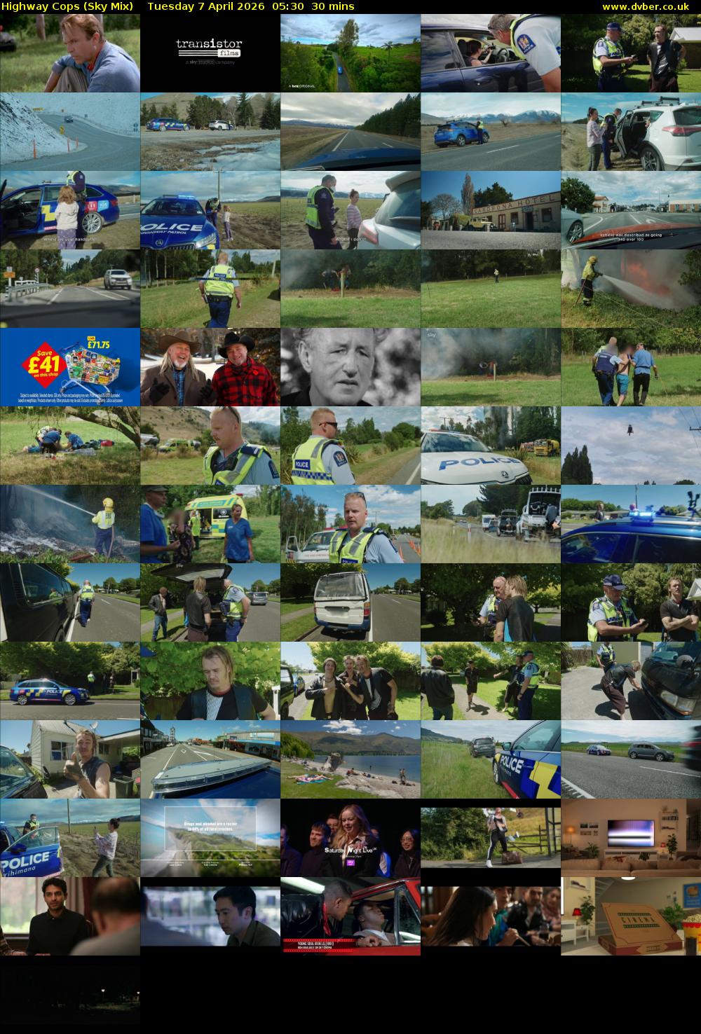 Highway Cops (Sky Mix) Tuesday 7 April 2026 05:30 - 06:00