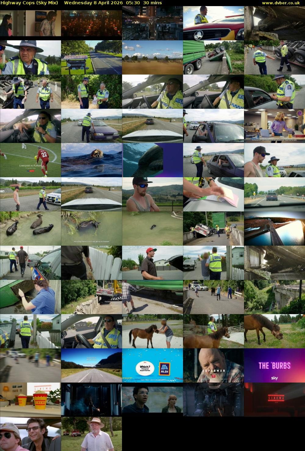 Highway Cops (Sky Mix) Wednesday 8 April 2026 05:30 - 06:00