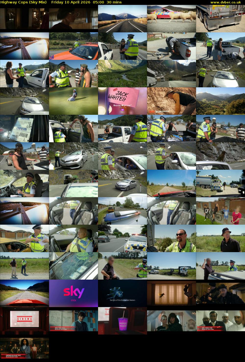 Highway Cops (Sky Mix) Friday 10 April 2026 05:00 - 05:30
