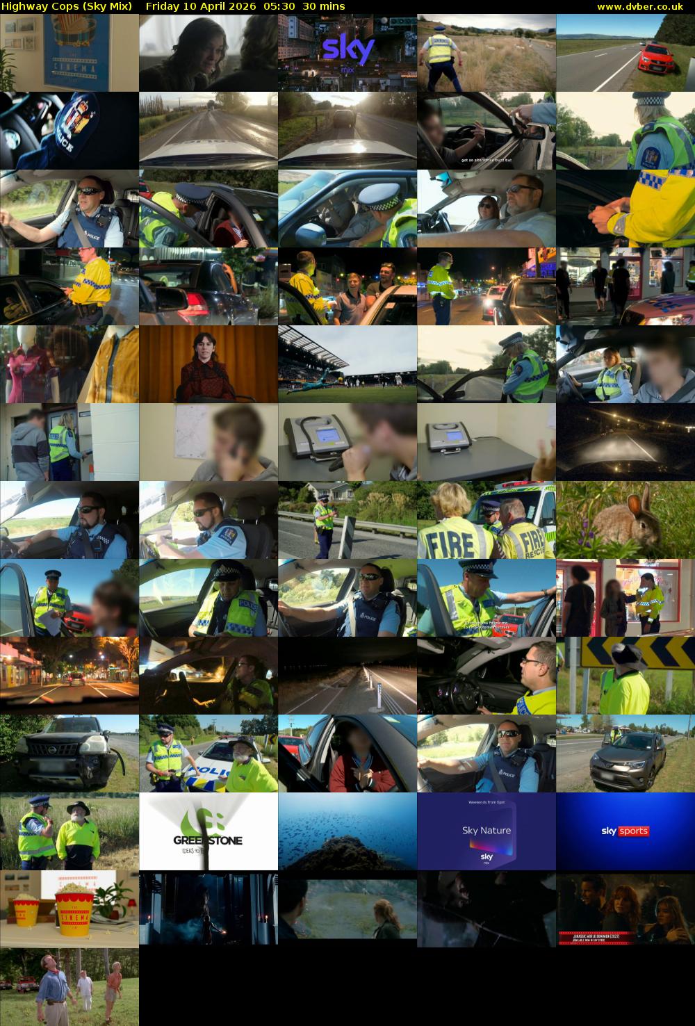 Highway Cops (Sky Mix) Friday 10 April 2026 05:30 - 06:00