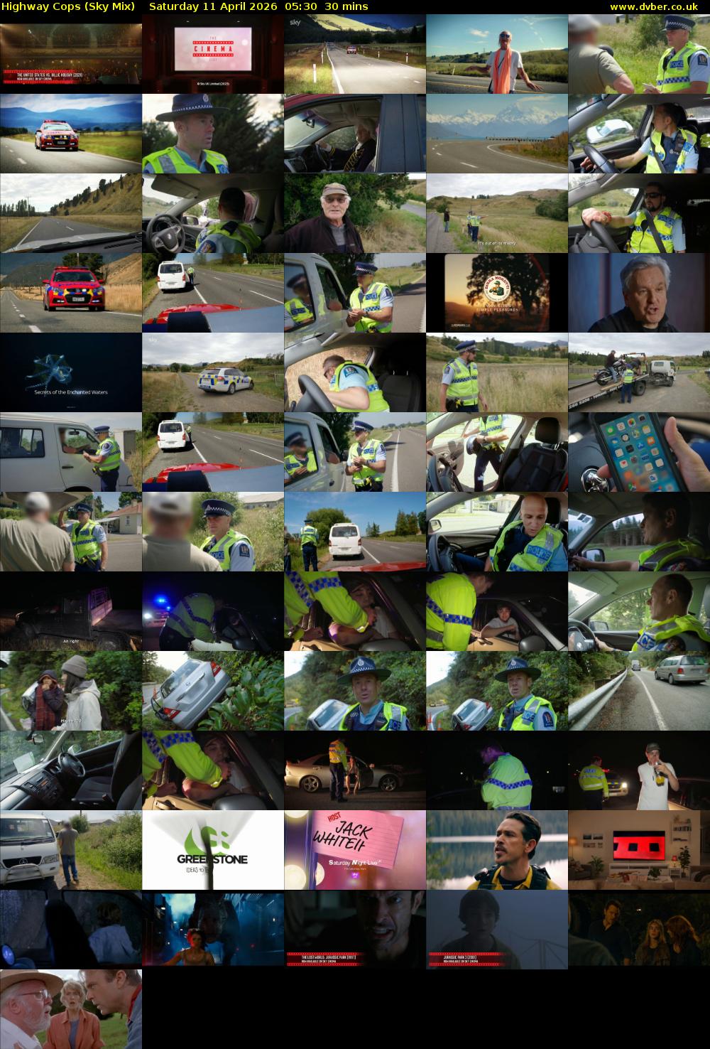 Highway Cops (Sky Mix) Saturday 11 April 2026 05:30 - 06:00