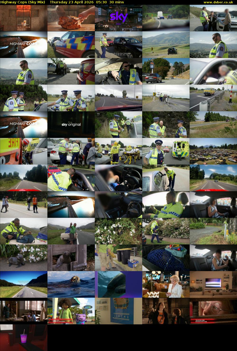 Highway Cops (Sky Mix) Thursday 23 April 2026 05:30 - 06:00