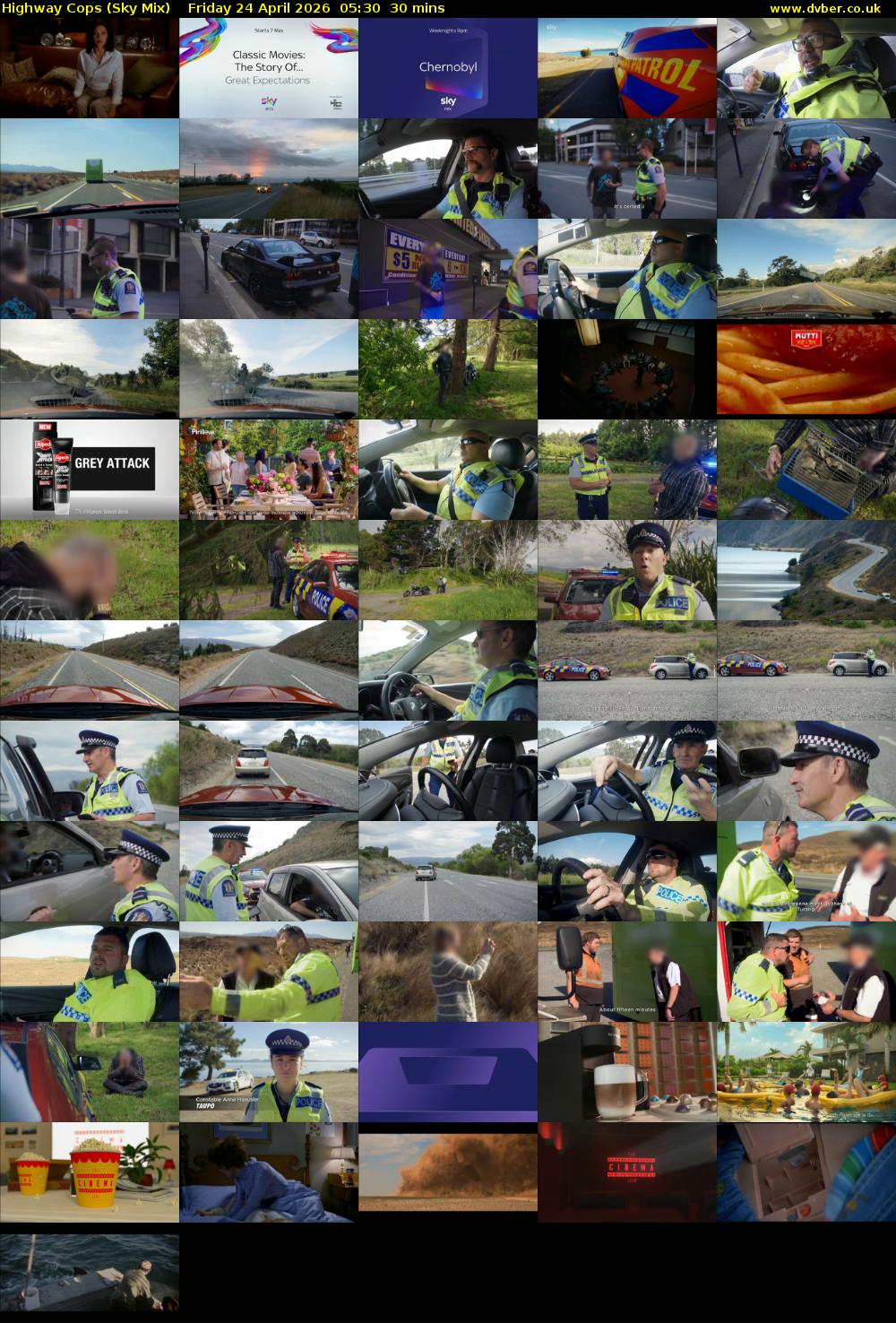 Highway Cops (Sky Mix) Friday 24 April 2026 05:30 - 06:00