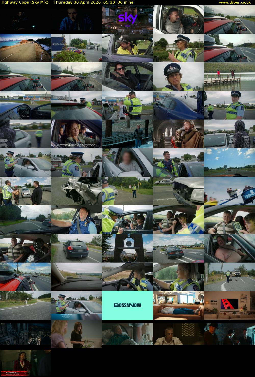 Highway Cops (Sky Mix) Thursday 30 April 2026 05:30 - 06:00