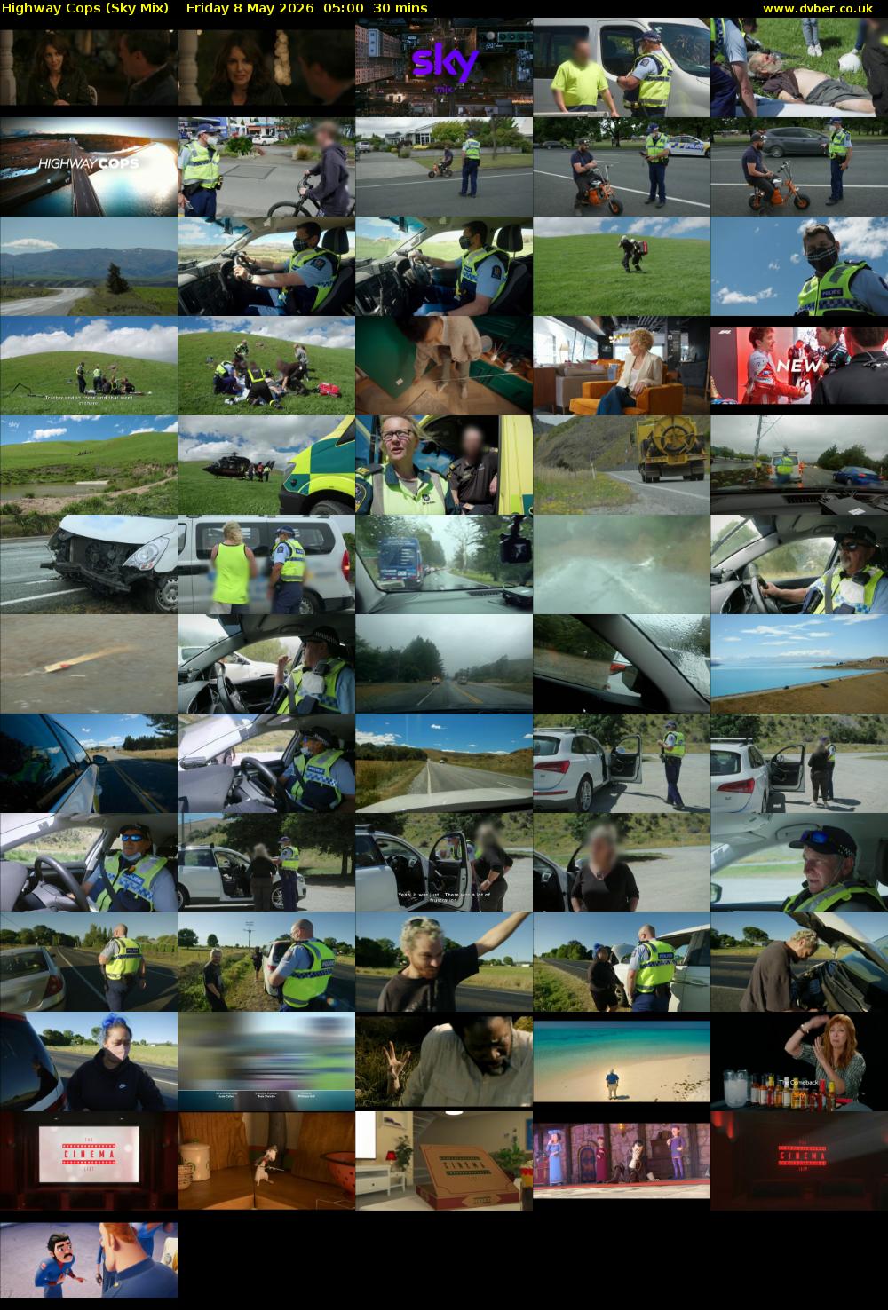Highway Cops (Sky Mix) Friday 8 May 2026 05:00 - 05:30