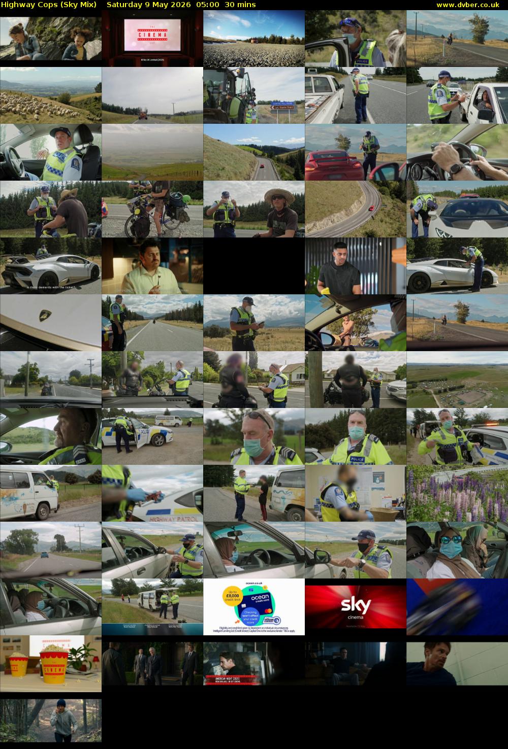 Highway Cops (Sky Mix) Saturday 9 May 2026 05:00 - 05:30