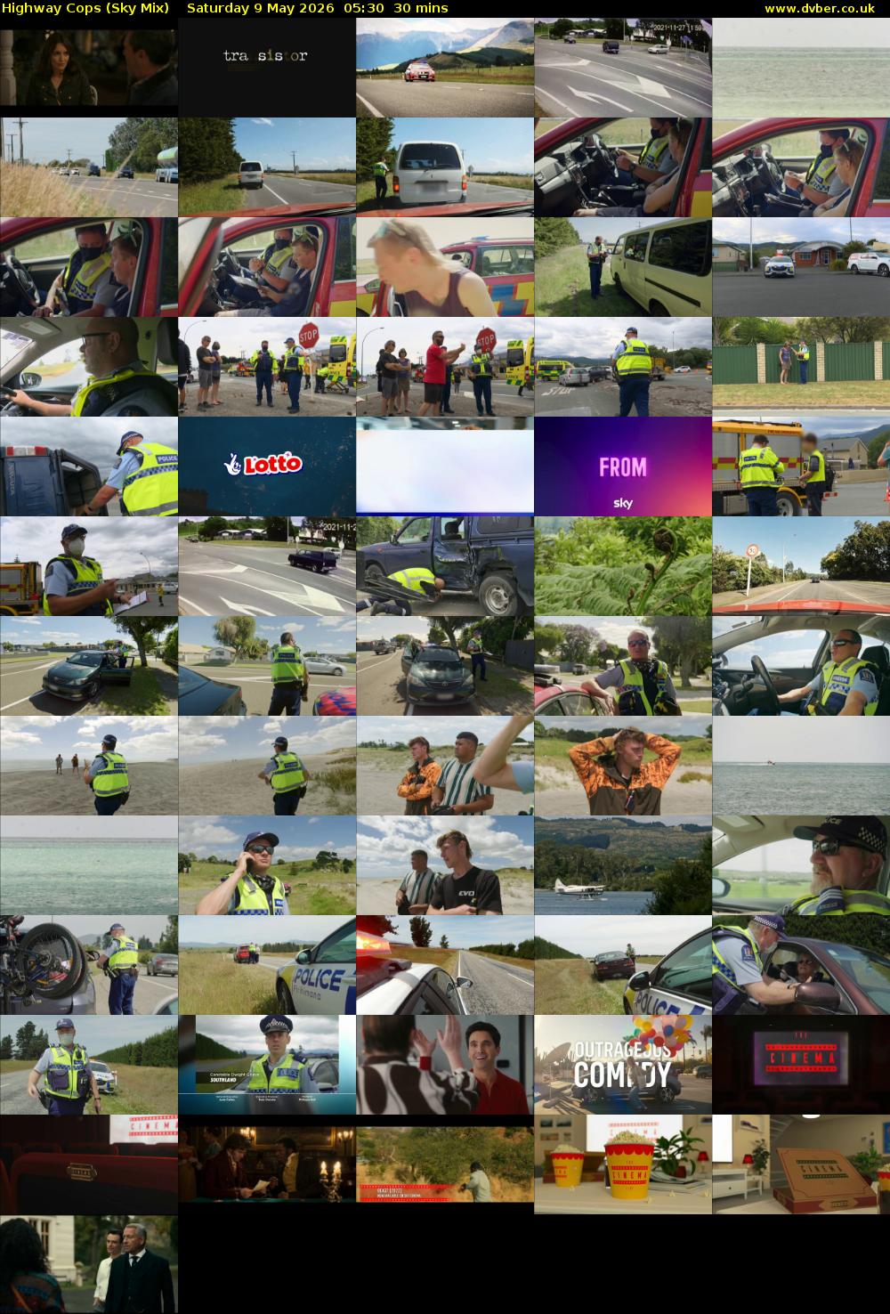 Highway Cops (Sky Mix) Saturday 9 May 2026 05:30 - 06:00