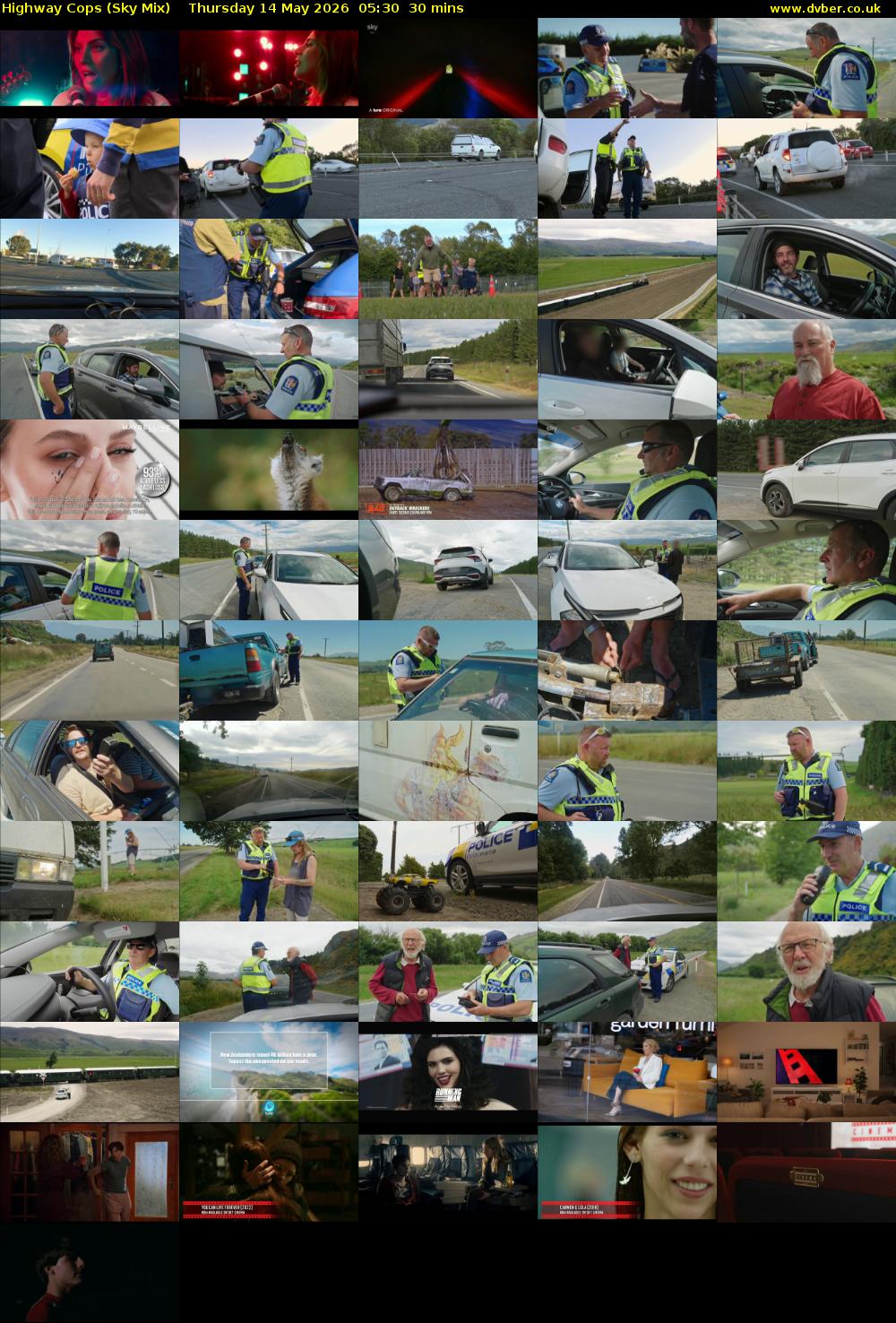 Highway Cops (Sky Mix) Thursday 14 May 2026 05:30 - 06:00