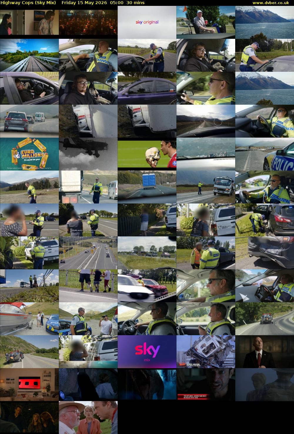 Highway Cops (Sky Mix) Friday 15 May 2026 05:00 - 05:30