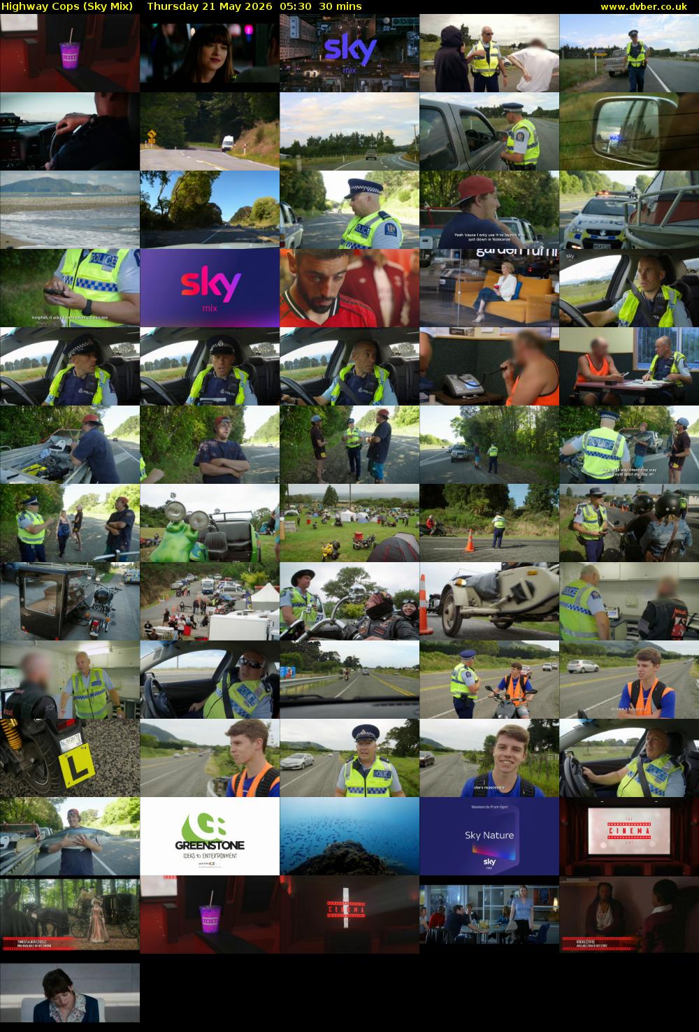 Highway Cops (Sky Mix) Thursday 21 May 2026 05:30 - 06:00