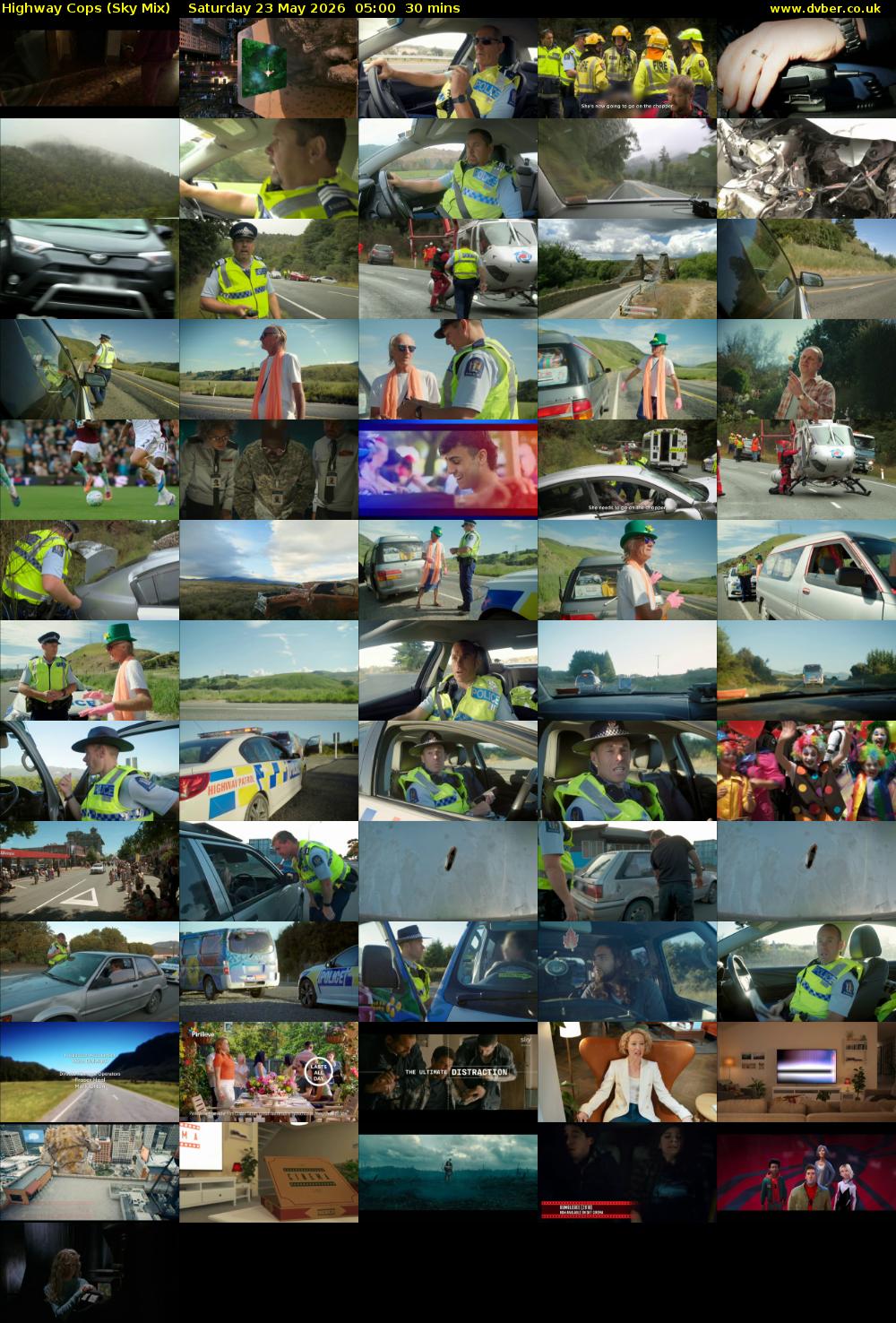 Highway Cops (Sky Mix) Saturday 23 May 2026 05:00 - 05:30