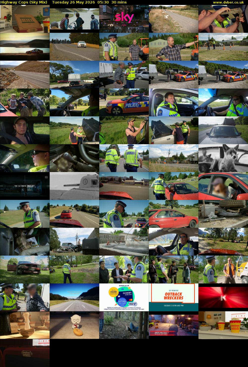 Highway Cops (Sky Mix) Tuesday 26 May 2026 05:30 - 06:00