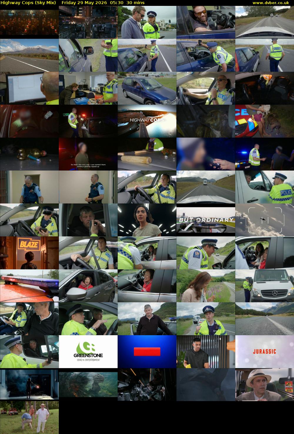 Highway Cops (Sky Mix) Friday 29 May 2026 05:30 - 06:00