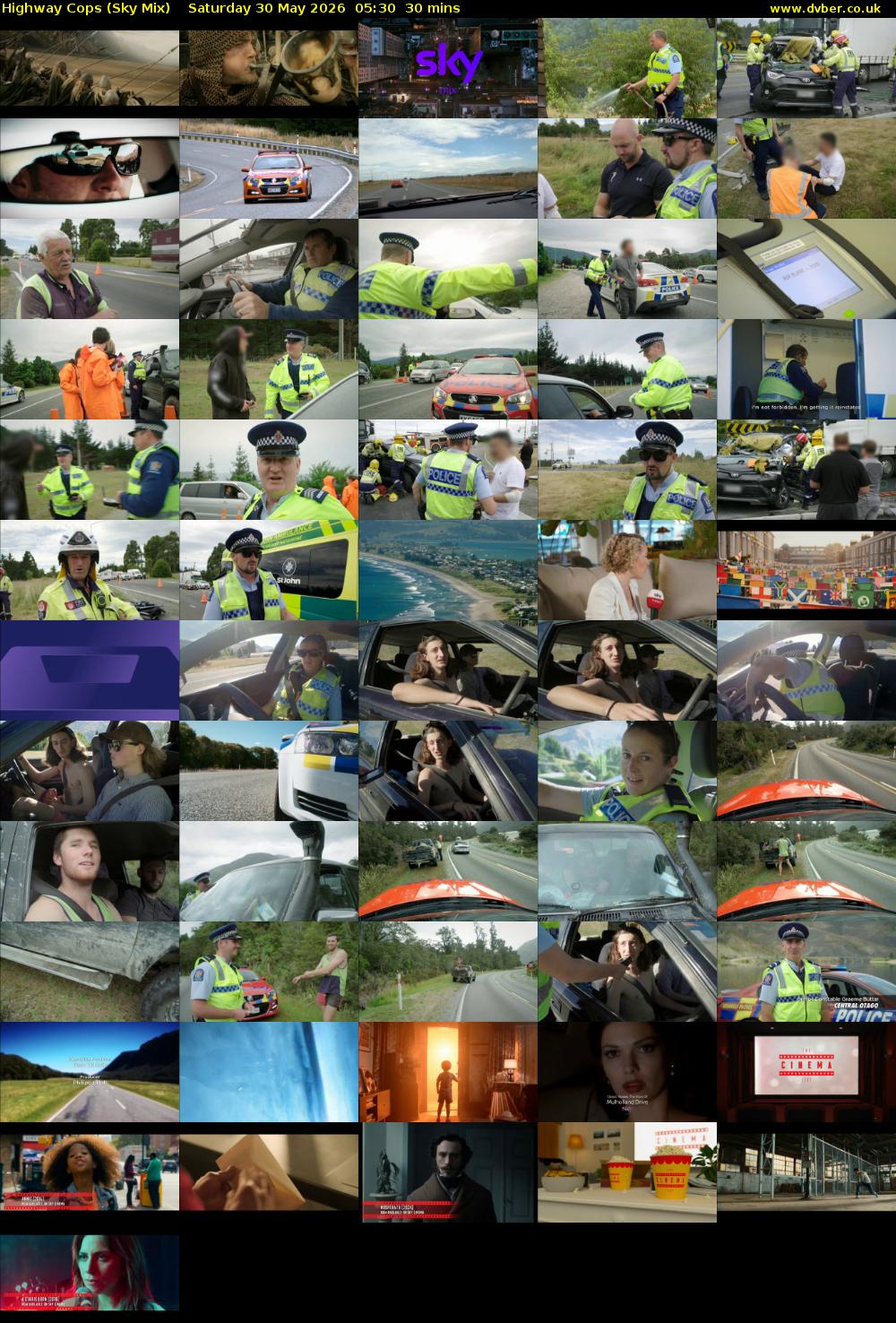 Highway Cops (Sky Mix) Saturday 30 May 2026 05:30 - 06:00