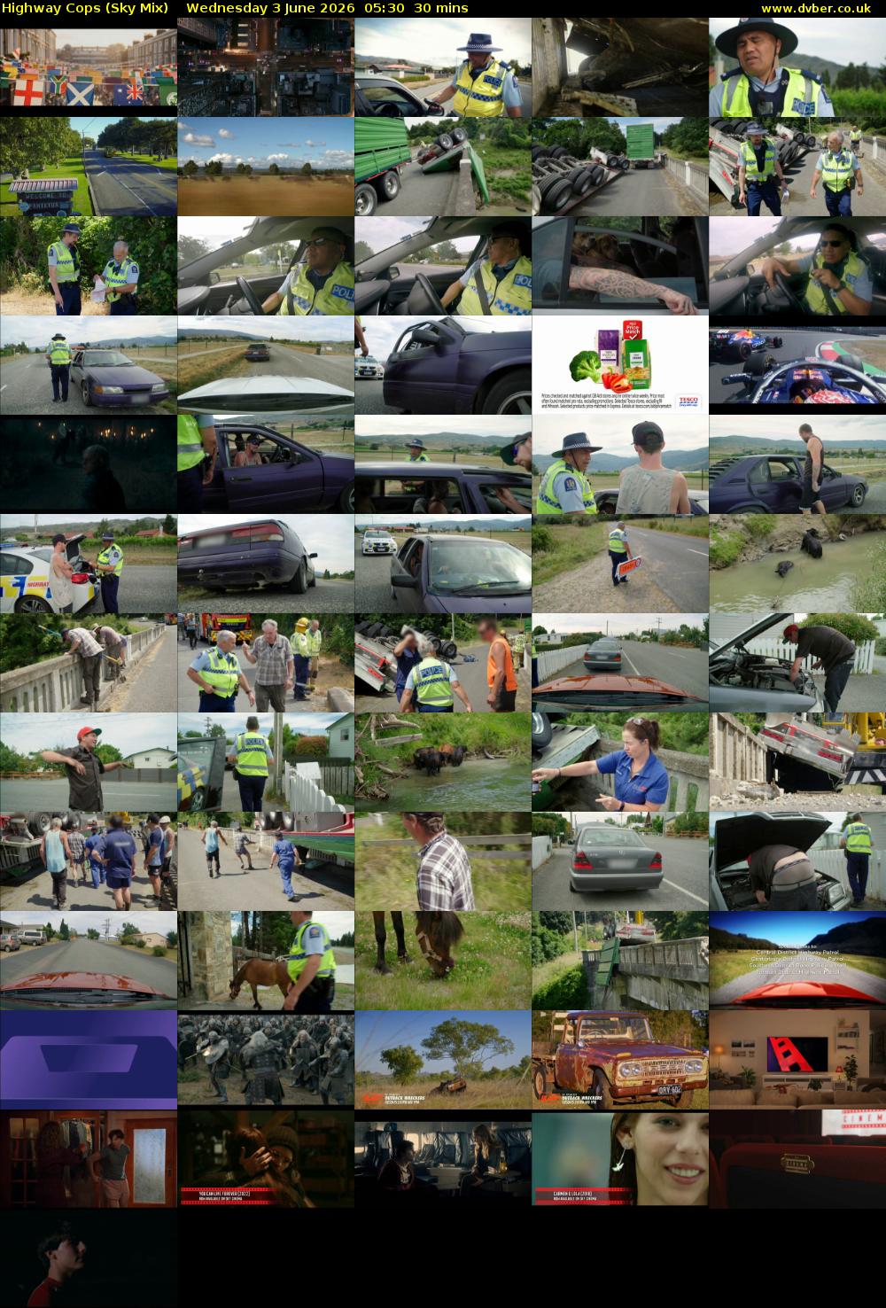 Highway Cops (Sky Mix) Wednesday 3 June 2026 05:30 - 06:00