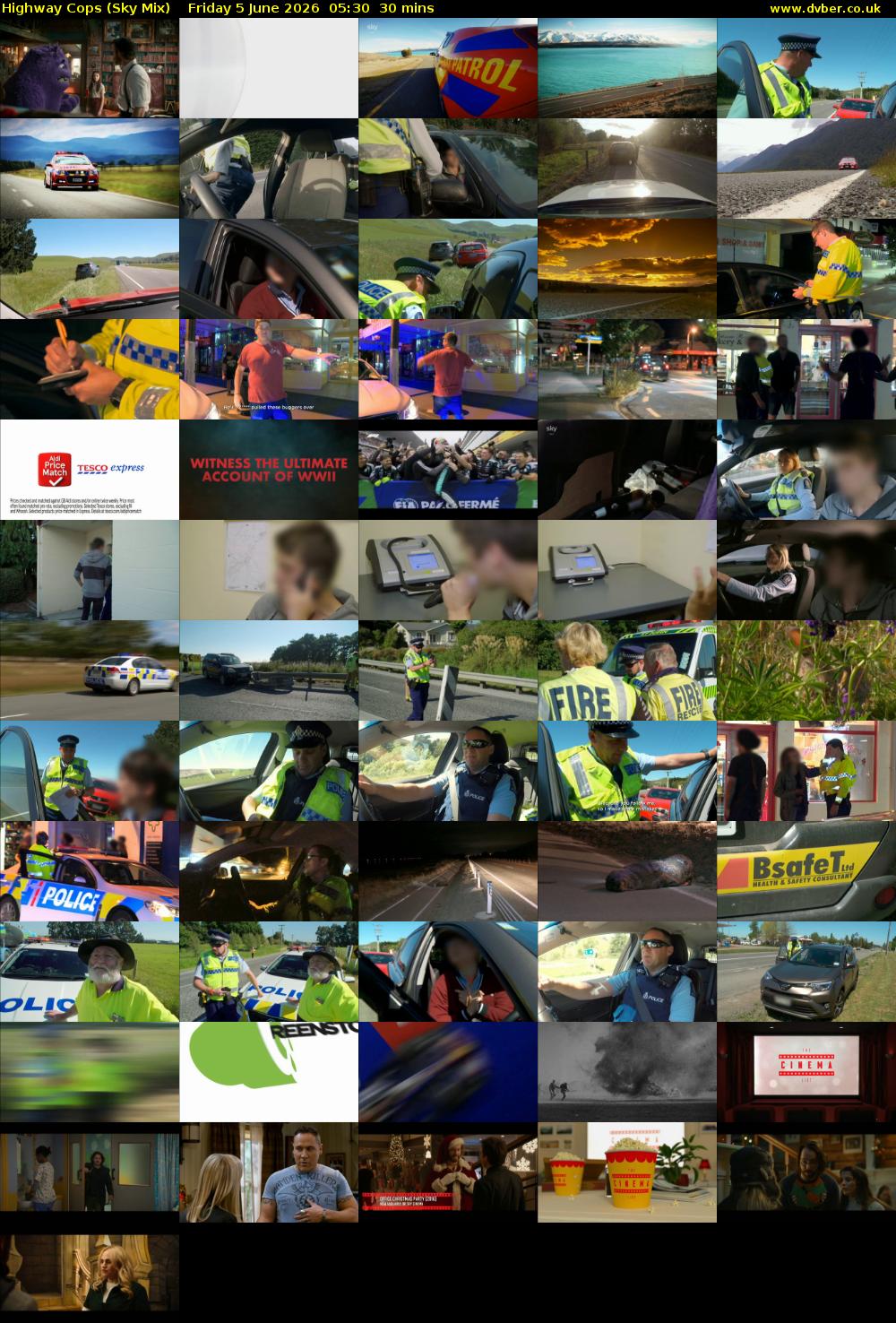 Highway Cops (Sky Mix) Friday 5 June 2026 05:30 - 06:00