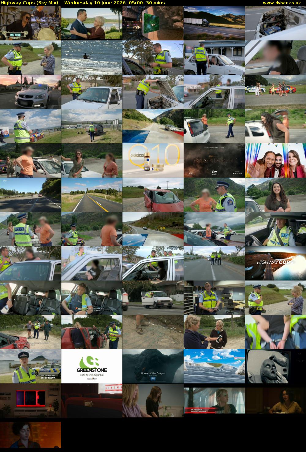 Highway Cops (Sky Mix) Wednesday 10 June 2026 05:00 - 05:30