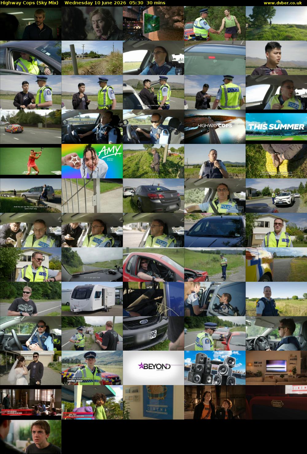Highway Cops (Sky Mix) Wednesday 10 June 2026 05:30 - 06:00
